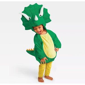 Target Hyde and Eek Baby Triceratops Halloween Costume Pullover Top 6-12M